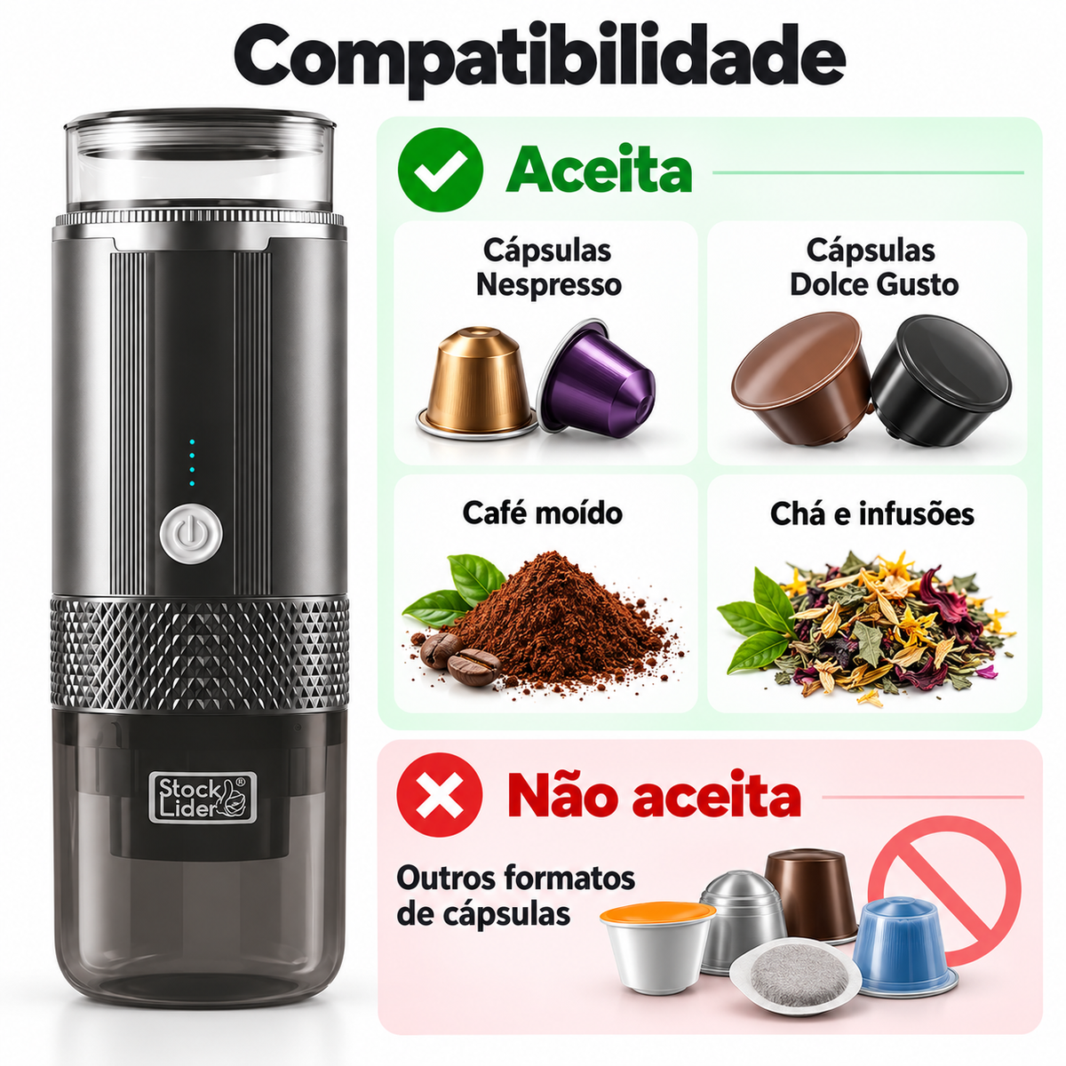 Cafeteira portátil